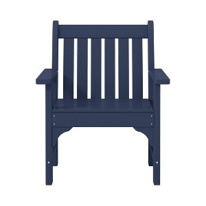 WestinTrends Outdoor Patio HDPE Adirondack Dining Arm Chair - 1 of 4