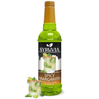 Syruvia Spicy Margarita Syrup - 25.4 fl oz. Premium Flavoring Syrup For Coffee