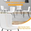CAVINAS Luxury Dining Chair,Set of 4,Upholstery Chairs for Dining Room with Metal Legs,Minimalist Dining Chairs - 4 of 4
