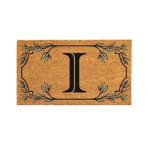 28" x 16" Monogram Coir Mat, Letter  "I" - 1 of 4