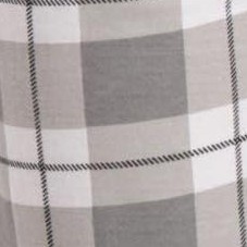 grey plaid 100% organic cotton