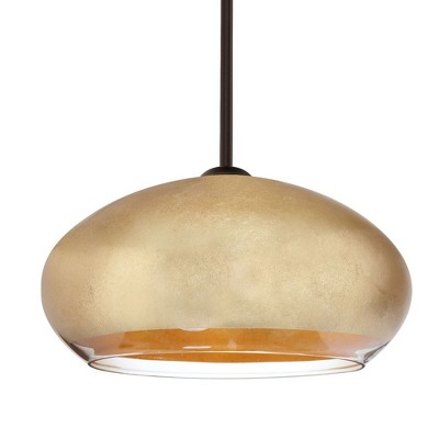 Besa Lighting Brio 14 1 - Light Pendant in  Bronze