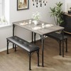 Whizmax Dining Table Set for 4, Kitchen Table Set with Upholstered Bench for Small Space, Apartment - 3 of 4