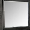 Royal Hampton Dresser Mirror, Black Solid Wood, Rectangular Silhouette, 40x46 - 4 of 4
