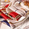Anna-Kaci Women's Sailboat Print Satin Square Scarf 27.5×27.5 Inches - 3 of 4