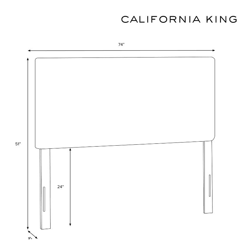 Skyline Furniture Dolce Microsuede Headboard, 4 of 5
