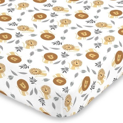 NoJo Lion Mini Crib Sheet