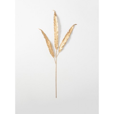 Sullivans Artificial Feather Stem 46"H Gold