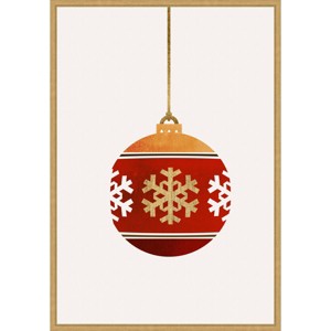 Amanti Art 23"x33" Warm Wishes by Eins Kubistika Framed Canvas Wall Art - 1 of 4