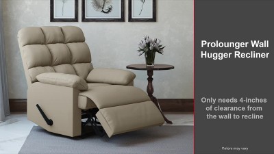 ProLounger Wall Hugger Recliner with Ultra Padded Arms Dark Brown - Handy  Living