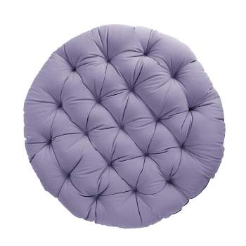 48 x 48 x 4 Outdoor Round Papasan Chair Cushion Lavender - Sorra Home