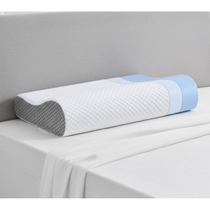 LISM Memory Foam Neck Bed Pillow,Ergonomic Cervical Pillow for Side Back Stomach Sleeper - 1 of 4