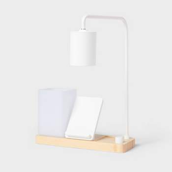 Desk Lamp with Wireless Charging and Storage (Includes LED Light Bulb) - Brightroom™