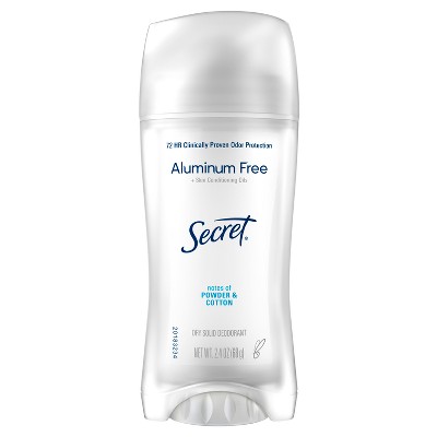 Secret Clinically Proven Aluminum Free Deodorant for Women - Powder Cotton - 2.4oz_11