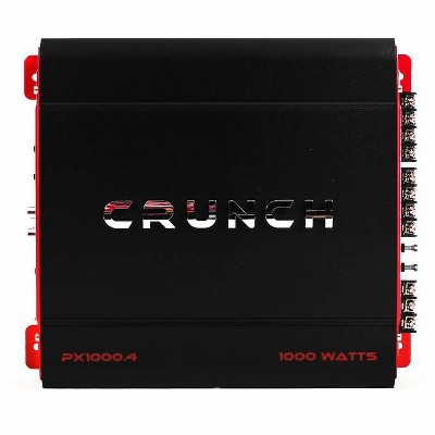 Crunch PX-1000.4 4 Channel 1000 Watt Amp A/B Class Car Stereo Power Amplifier