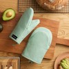 KITCHENAID Gourmet Series Gridlines Mini Oven Mitts 2-Pack Set - 2 of 4