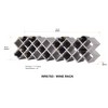 Kings Brand Furniture Cava Wine Rack, Concrete Finish - 3 of 3