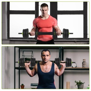 5-Tier Triangle Dumbbell Rack for 10 Pairs - Heavy Duty Carbon Steel Storage Stand, Rust-Proof Organizer for Gym Equipment - 1 of 4