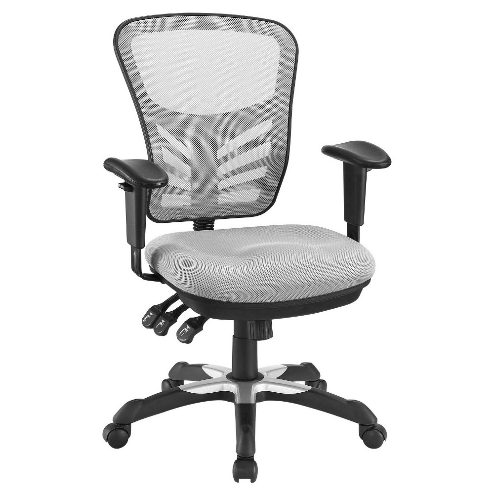 Office Chair: Office Chair Modway Armor Gray