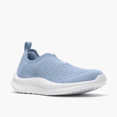 Обувь Clarks Cloudsteppers Womens Solevana Knit	Light Blue Shoes 8 Wide — фото 4
