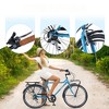 Infurnic Bicycles, 26 Inch Vintage Style Bike, 7-Speed Commute Bike with Leather Saddle for Men and Women, Blue, 22.05"*37.8"*66.93" - 4 of 4