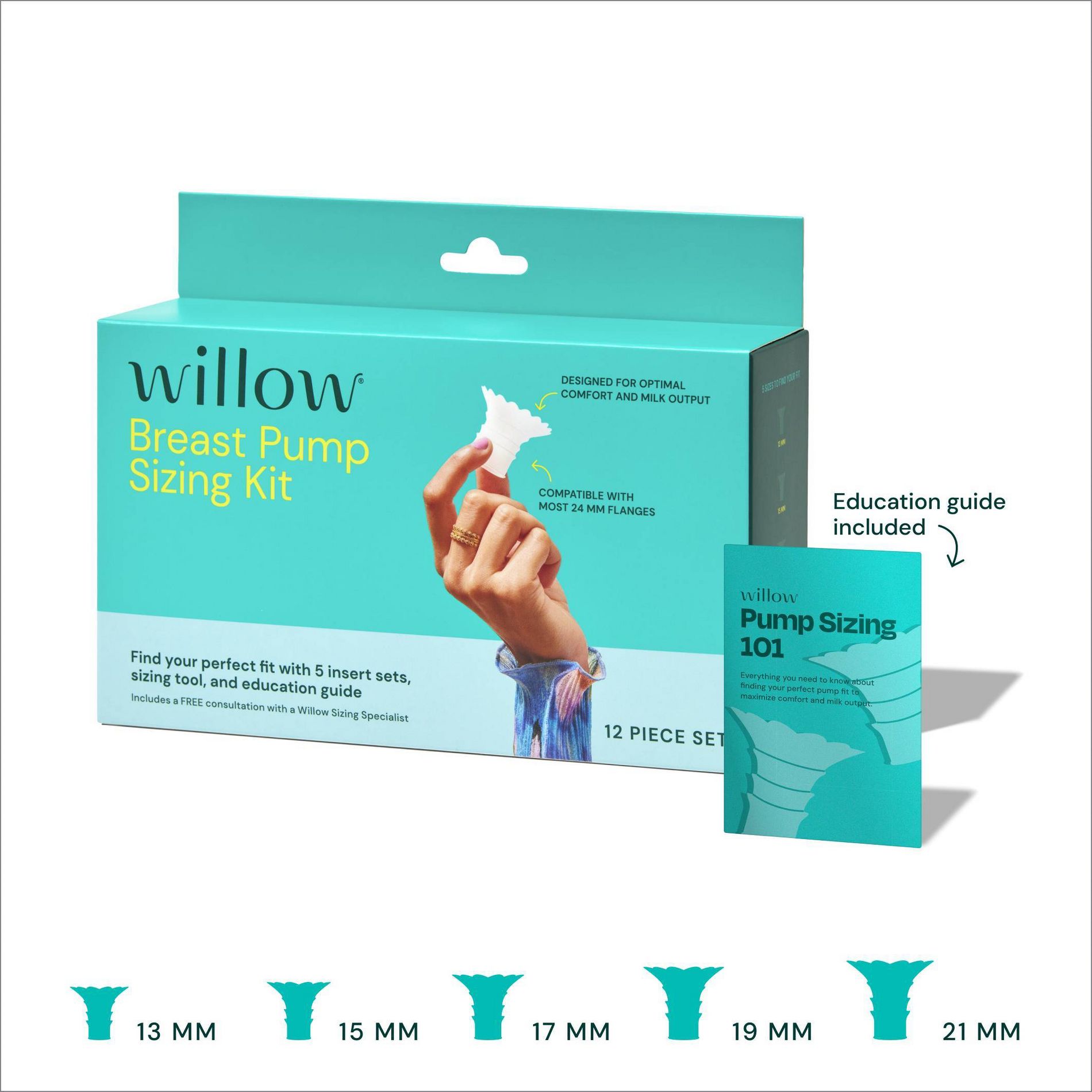 WILLOW Breast Pump Sizing Kit - 12pc