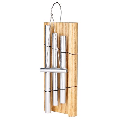 Woodstock Chimes Signature Collection, Woodstock Zenergy Door Chime 9'' Silver Chime ZEND