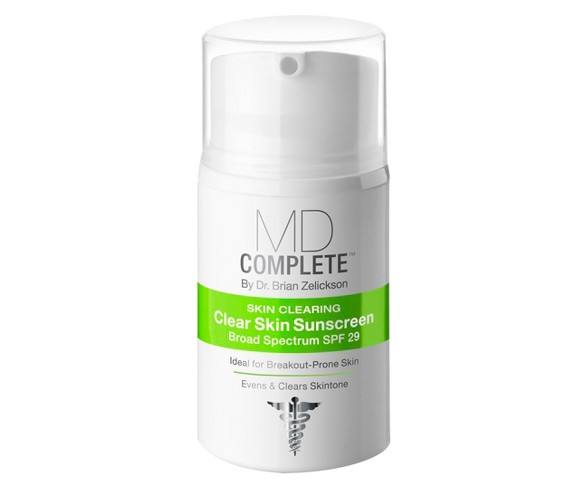MD Complete Skin Clearing Clear Skin Sunscreen Broad Spectrum SPF 29 - 1.7 oz