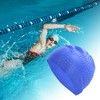 Unique Bargains Silicone Bubbles Texture Swimming Cap 1 Pc - 2 of 4