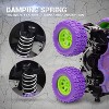 Monster Truck Toys Friction Powered Toy Cars Push and Go Vehicles for Kids Christmas Birthday Party Gift for Boys Girls Aged 3-5 Purple - 2 of 3