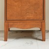 KWPZQEB Wooden Floor Cabinet, Modern Storage Organizer with Adjustable Shelve, Freestanding Entryway Storage Unit Console Table, Bathroom Decor, Brown - 4 of 4