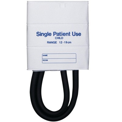 2 TUBE DISPOSABLE CUFF WHITE CHILD 5/BOX