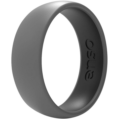 Enso Rings Dualtone Series Silicone Ring - Slate/Obsidian - 4