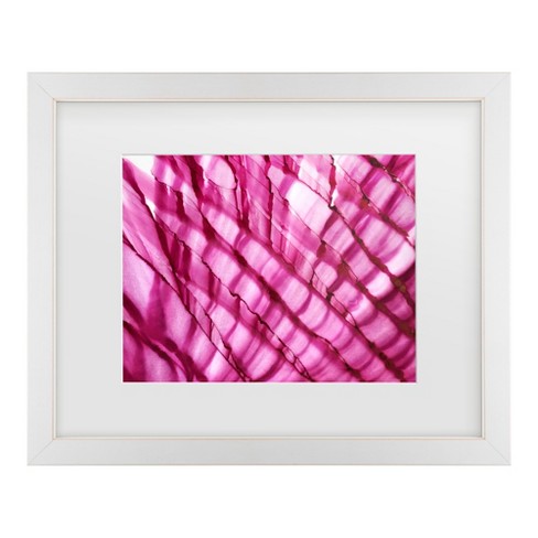 Tara Mann Raspberry Ripple Horizontal Matted Framed Art : Target