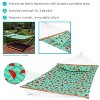 Sunnydaze Heavy-Duty 2-Person Quilted Printed Fabric Spreader Bar Hammock and Pillow - 450 lb Weight Capacity - Watermelon and Chevron - 2 of 4