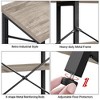 Yaheetech 3 Tiers Wood Console Table Industrial Sofa Table - 4 of 4