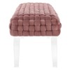 Modway Prologue Woven Performance Velvet Ottoman - 3 of 4
