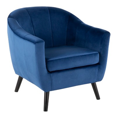 blue velvet accent chair target