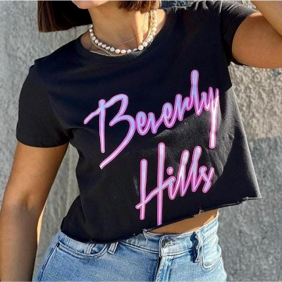 Women's Neon Cropped Tee - PRINCE PETER