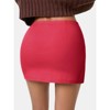EXLURA Womens Button Bodycon Mini Skirt Sexy Night Club High Waist Elastic Y2K Fall Winter Plaid Skirts - 2 of 4