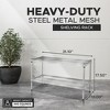 Design Ideas MeshWorks 6 Tier Tower Metal Storage Shelving Unit Rack - 3 of 4