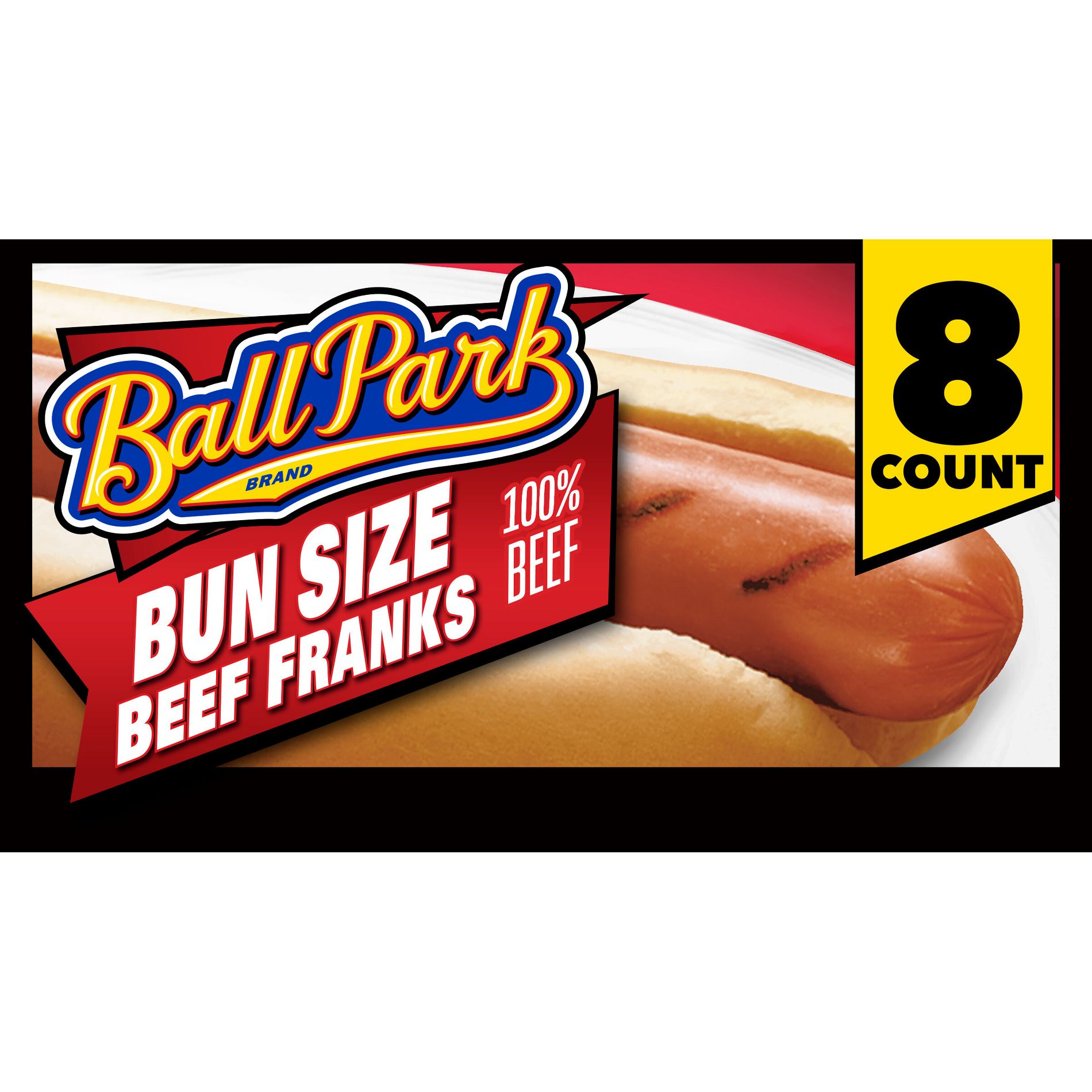 Ball Park Bun Size Beef Franks - 15oz/8ct
