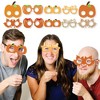 Big Dot of Happiness Pumpkin Patch Glasses and Masks - Paper Card Stock Fall, Halloween or Thanksgiving Party Photo Booth Props Kit - 10 Count - 3 of 4