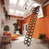 Topteng 13 Steps Electirc Acctic Ladder Aluminum Folding 11.8FT Remote For Loft Home - 3 of 4