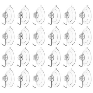 Unique Bargains Waterproof Reusable Load 2.2 Lbs Suction Cup Hooks and Hangers - 1 of 4