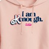 Women's - Barbie - I Am Kenough Cropped Graphic Hoodie - 2 of 3