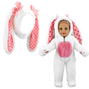 Playtime by Eimmie Playtime Pack Easter Bunny with Matching Child Hat - 1 of 4