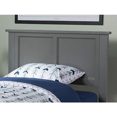 AFI Furnishings Madison Twin Headboard with Turbo Charger in Grey