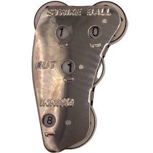 Markwort Stainless Steel 4-Dial Raised Letter Umpire Indicator, Silver - 1 of 2