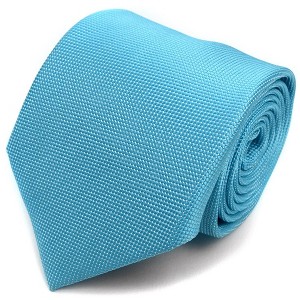 Boy's Solid Color Microfiber Poly Woven 2.5 Inch Wide And 49 Inch Long Necktie - 1 of 4